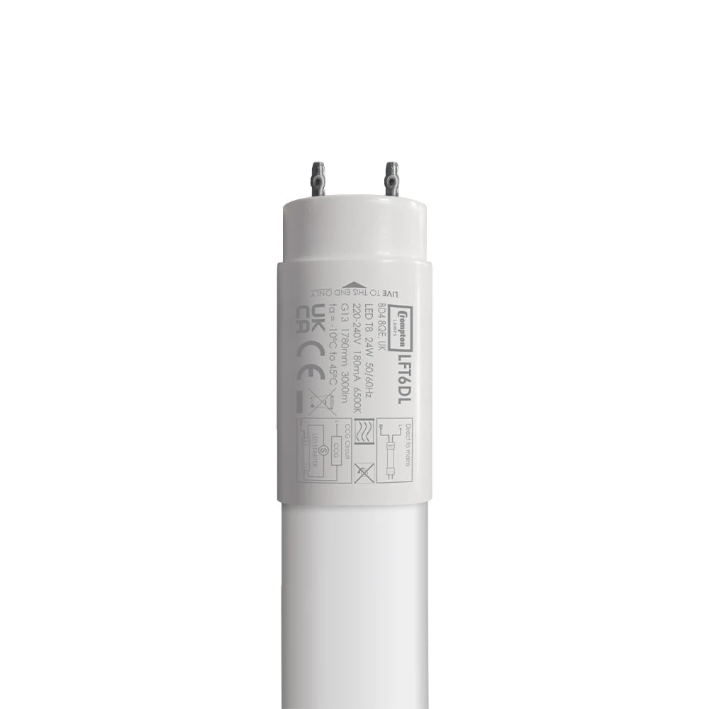 Crompton LED T8 6ft Tube Daylight