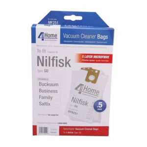 Vacspare Nilfisk Family Hoover Bags 5 Pack