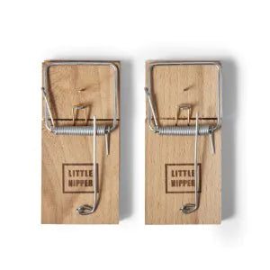 Pest Stop Little Nipper Wooden Mouse Trap 2 Pack