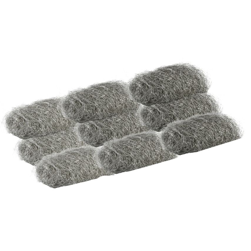 Rolson 9 Piece Assorted Steel Wool