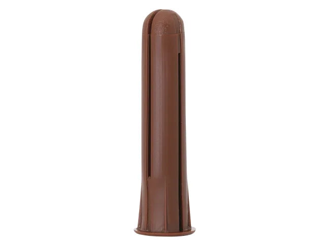 Delta Brown Plastic Wall Plugs 100 Pack