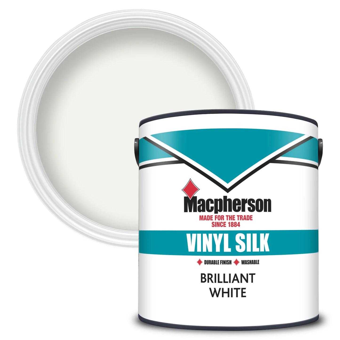 Macpherson Trade Vinyl Silk Brilliant White 2.5L