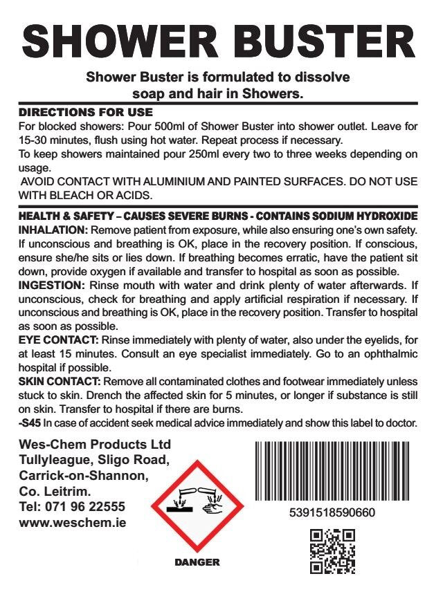 Wes Chem Shower Drain Buster