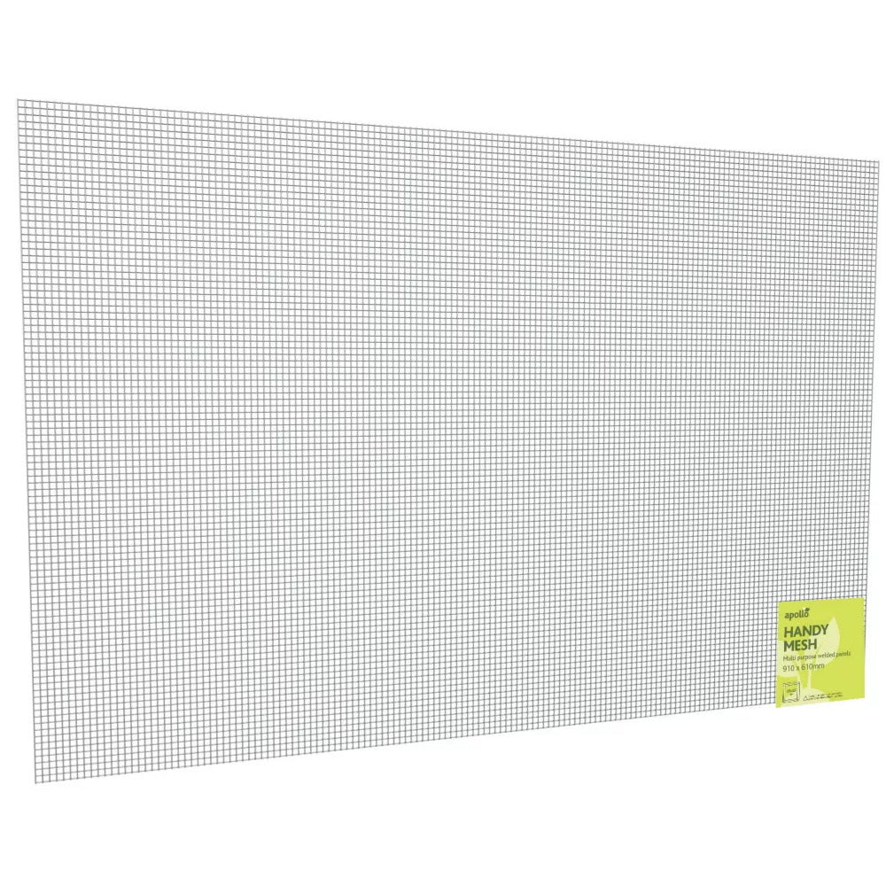 Apollo Handy Mesh Panels 13 x 25mm Galvanised 610 x 910mm
