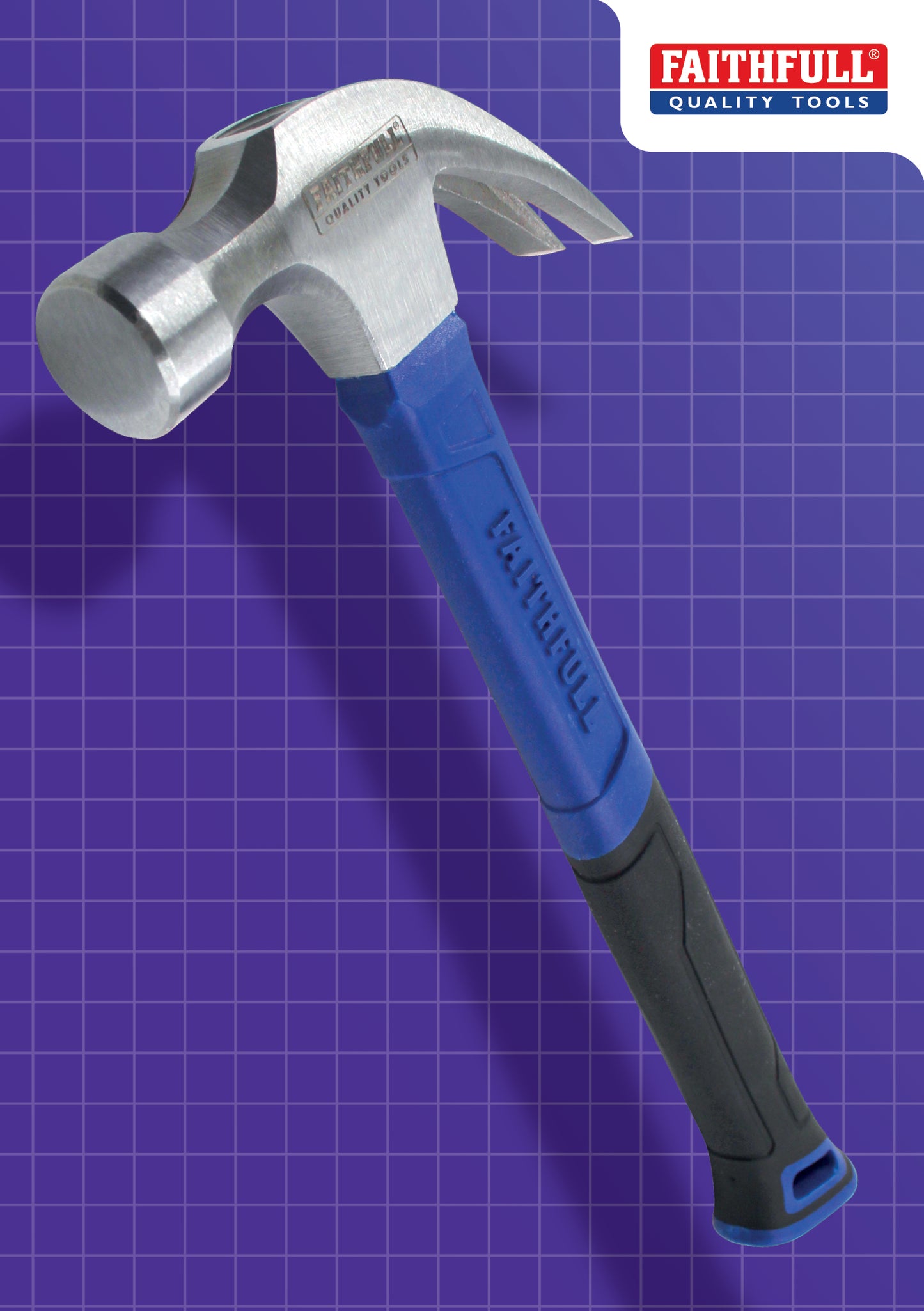 Faithfull 20oz Fibreglass Claw Hammer