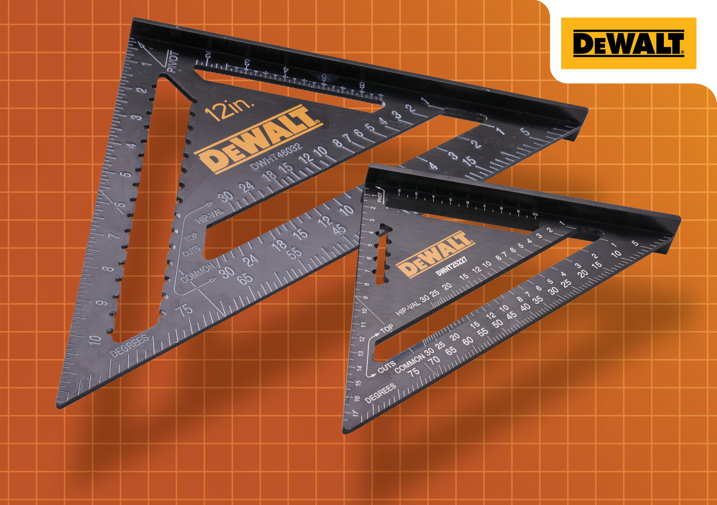 DeWalt 12" & 7" Rafter Square Twin Pack