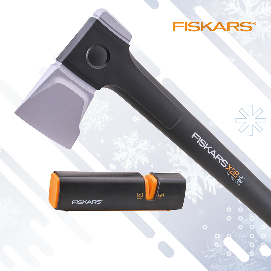Fiskars Splitting Axe & Sharpener