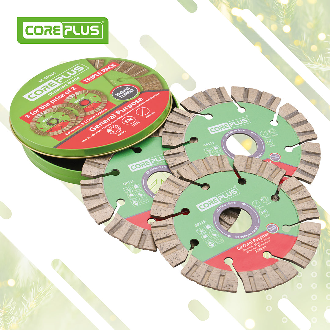 CorePlus 115mm Diamond Cutting Blades 10 Pack