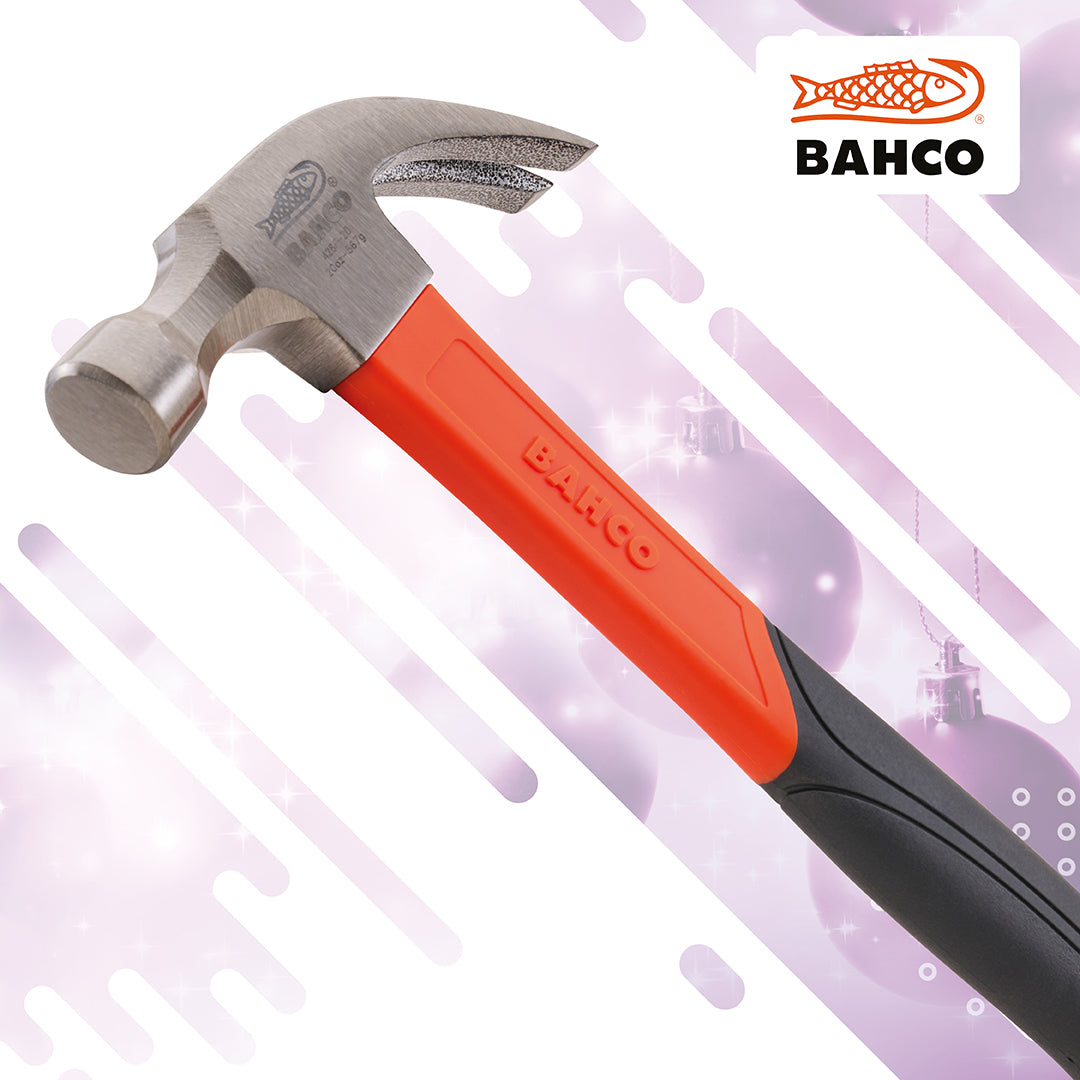 Bahco 20oz Fibreglass Claw Hammer