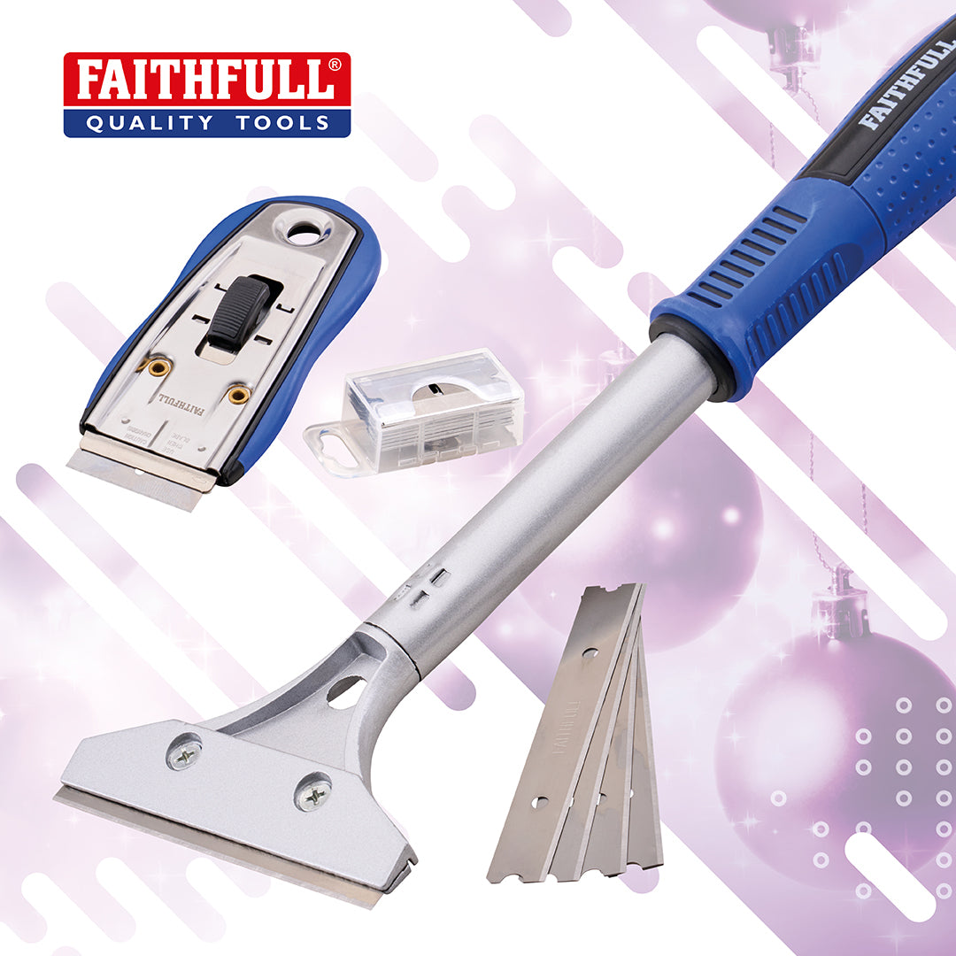 Faithfull 3 Piece Combi Scraper Set