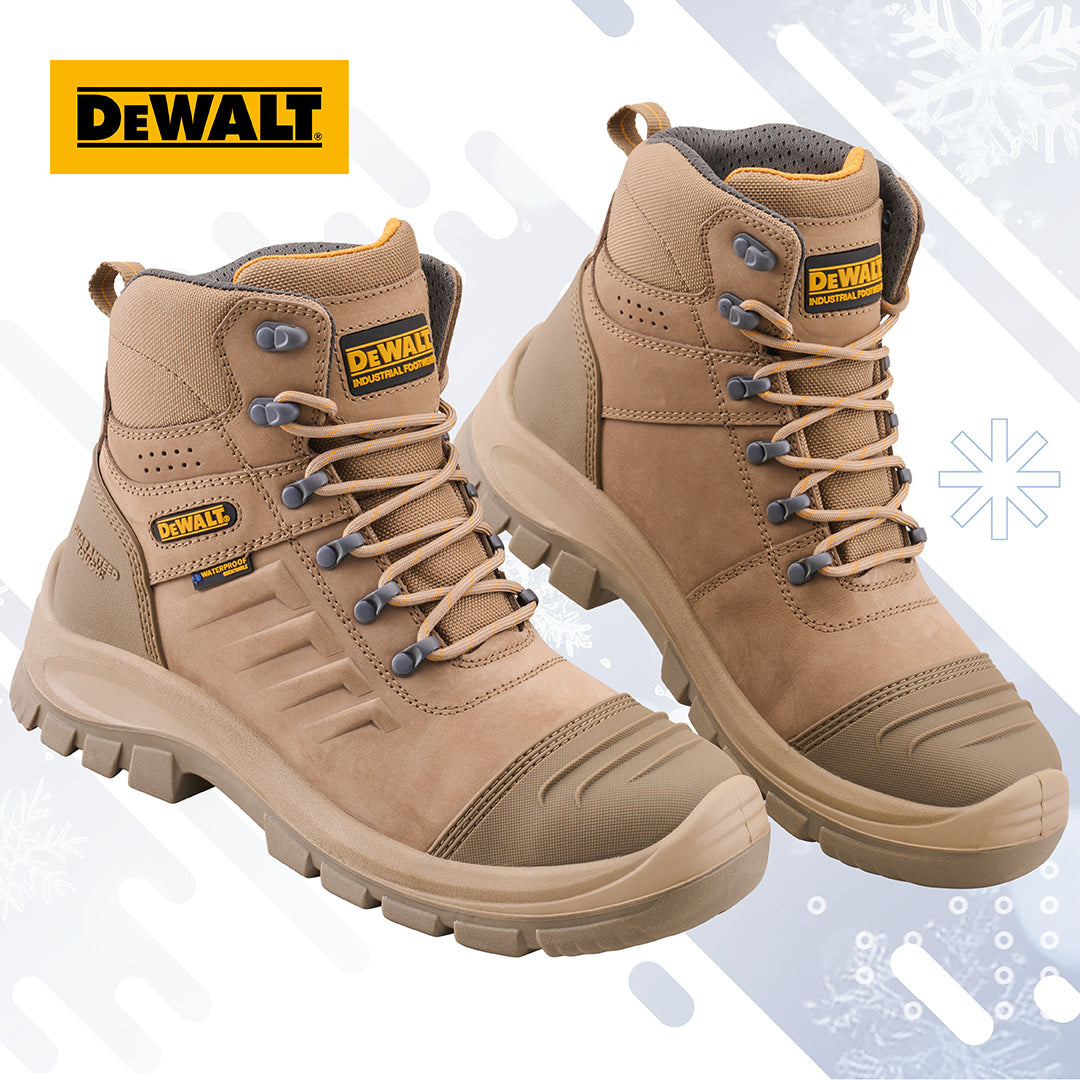 DeWalt Waterproof Work Boots Stone Size 10