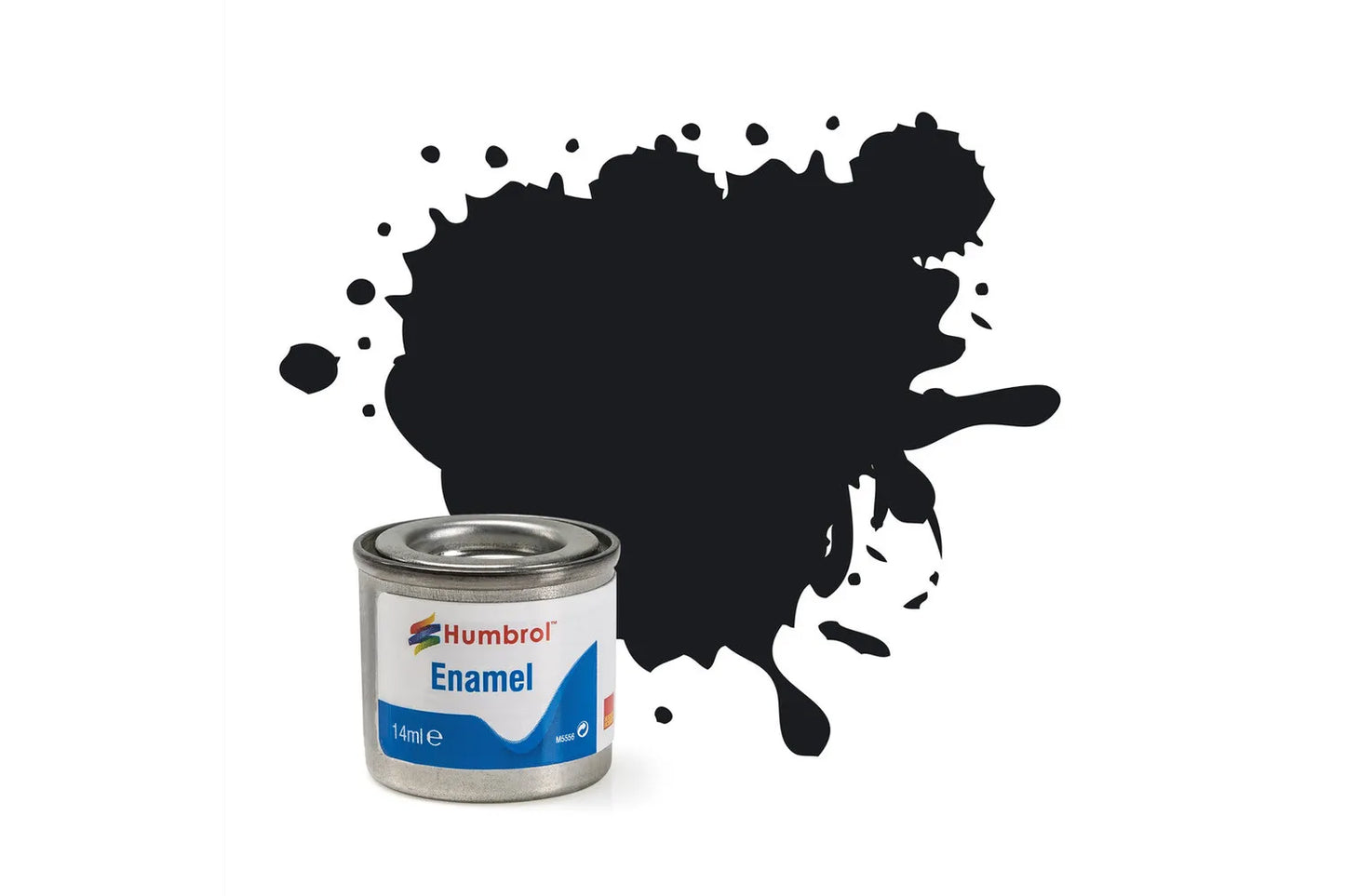 Humbrol Enamel Gloss Black 21 14ml