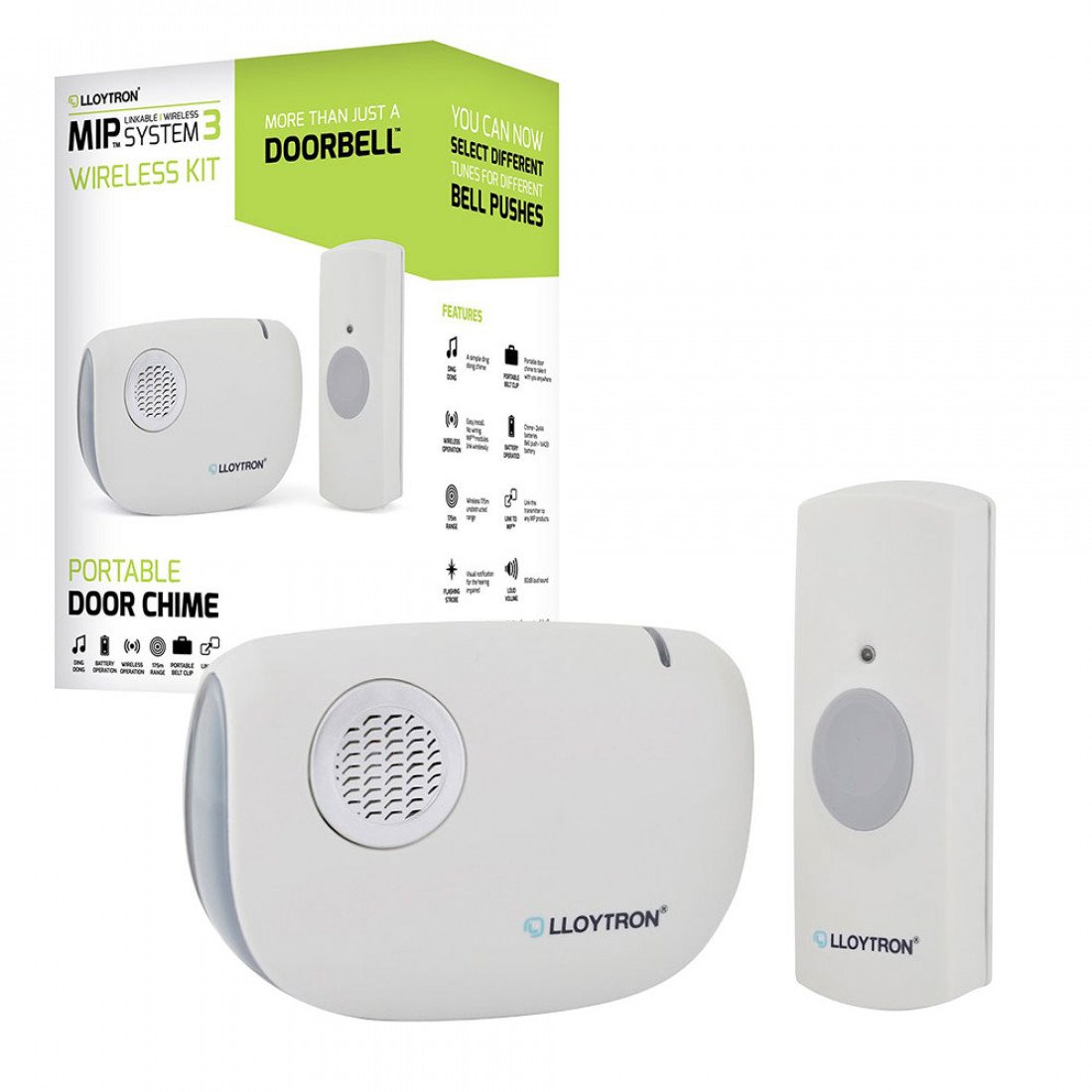 Lloytron MIP3 Portable Door Chime Kit