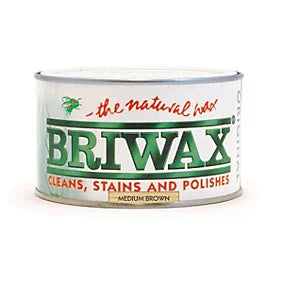 Briwax The Natural Wax Medium Brown 400g