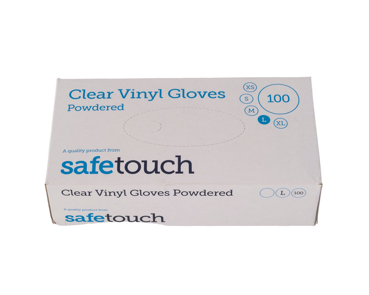 Safe Touch Clear Powder Free Vinyl Gloves Small 100 Gloves