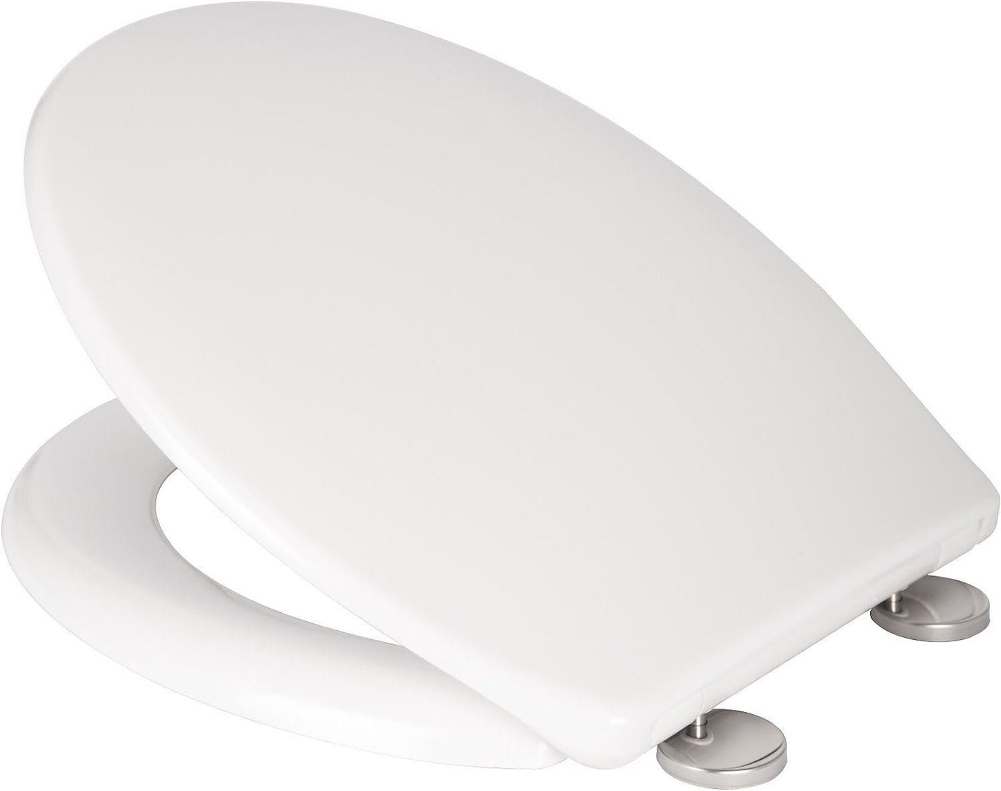 Croydex Eldon White Soft Close Anti Bacterial Toilet Seat