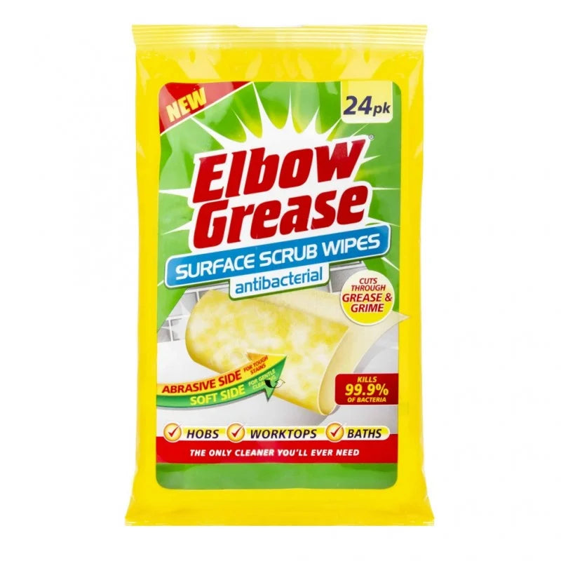 Elbow Grease Surface Scrub Wipes 24 Pack