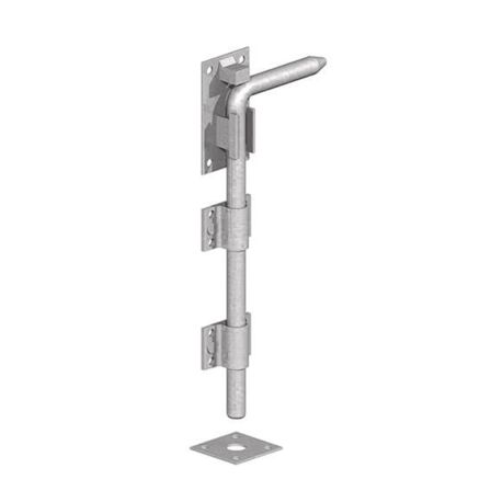 Crompton Galvanised Garage Door Bolt 18"