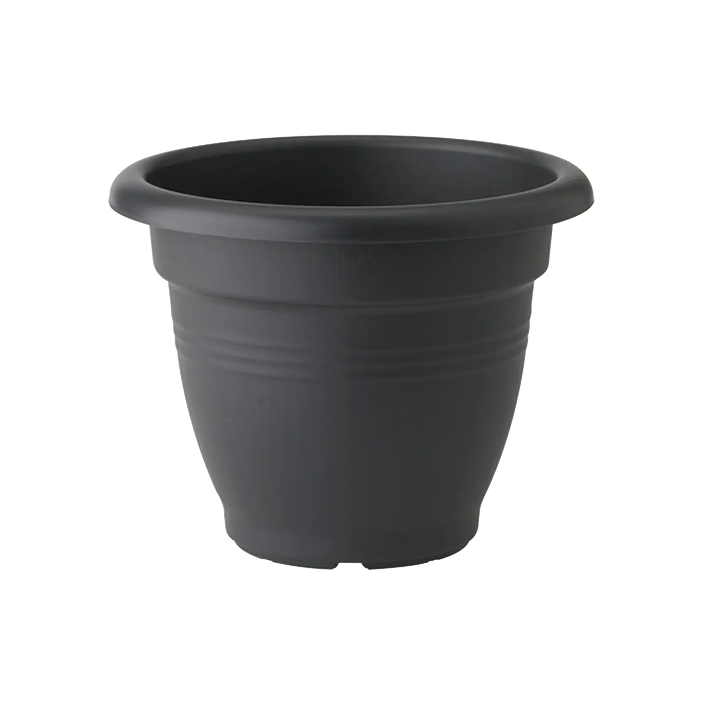 Elho Green Basics Campana Round Flower Pot 40cm Living Black