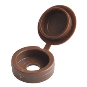 Smart Pack Brown Hinged Screw Cover 6 Pack