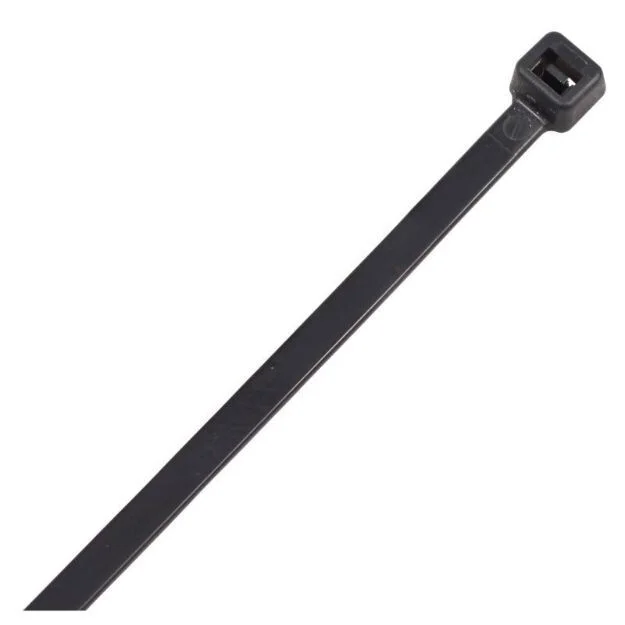 Wilco Black Cable Ties 7.6 x 370mm 100 Pack