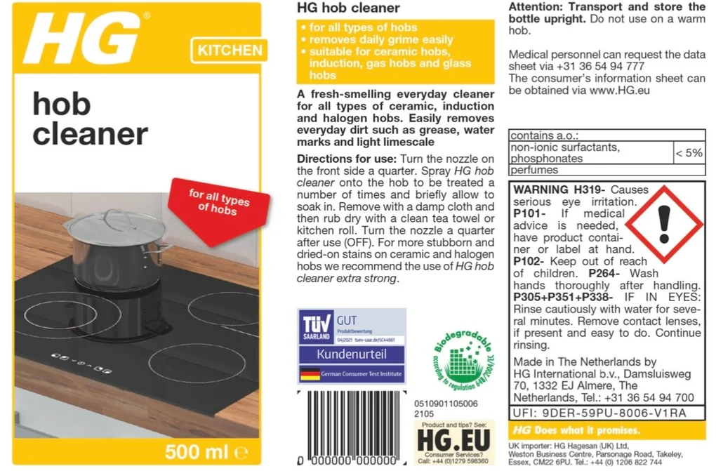 HG Hob Cleaner Spray