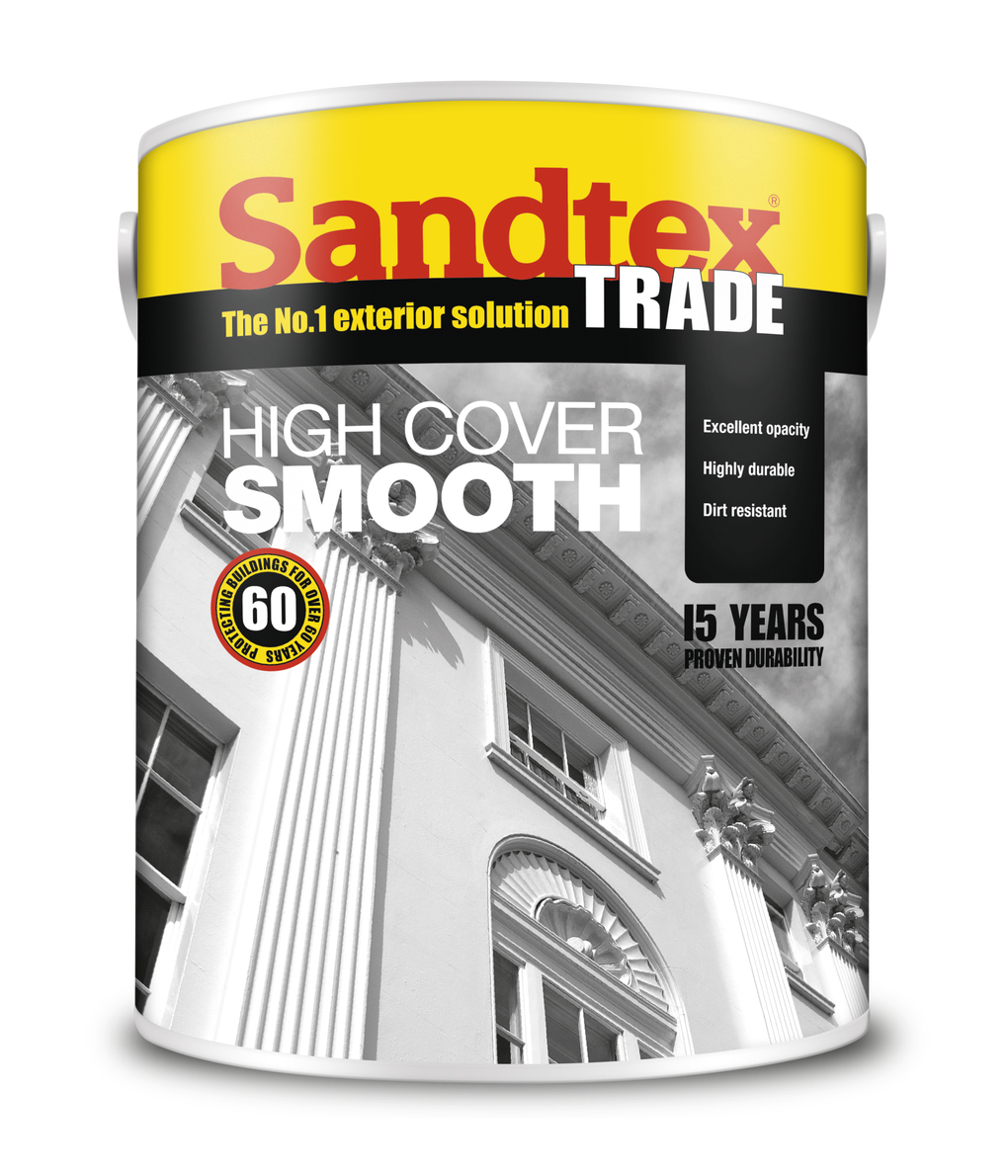 Sandtex Trade Colour Mixed High Cover Smooth Masonry Paint 5L