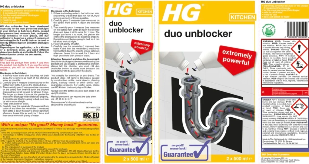HG Drain Duo Unblocker
