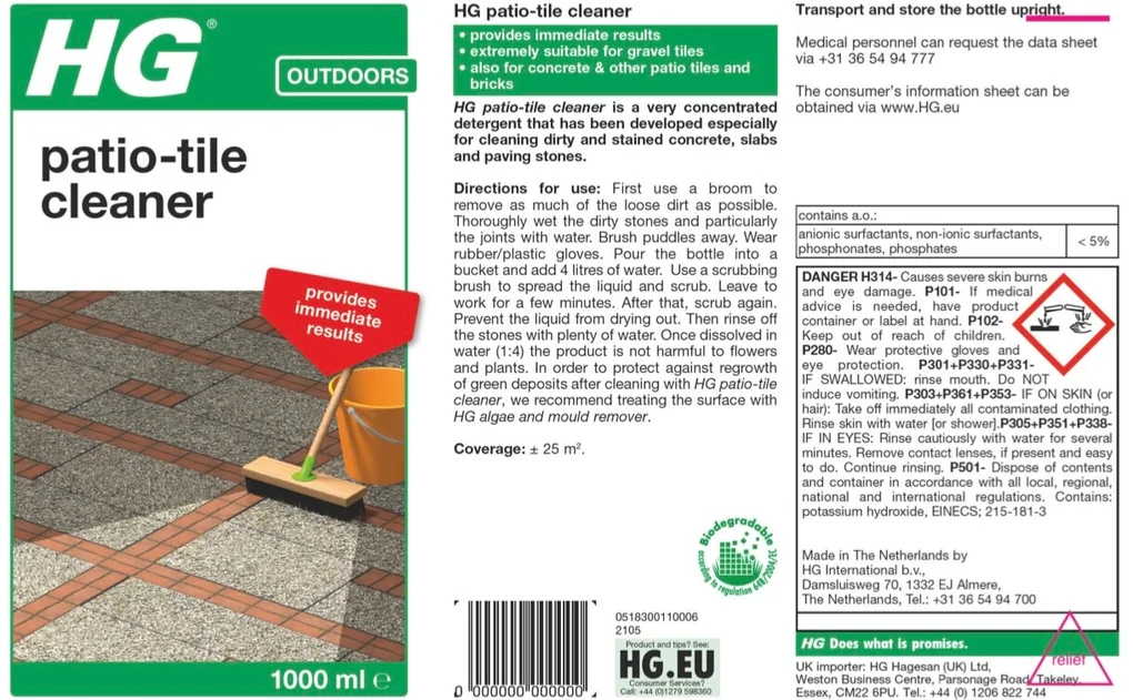 HG Patio Tile Cleaner