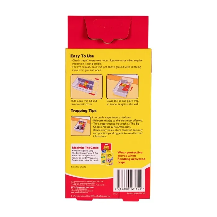 STV STV162 Live Multi Catch Mouse Trap