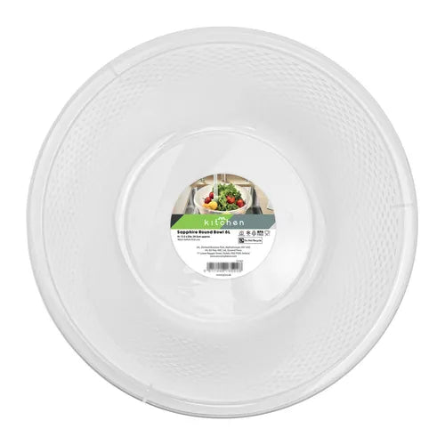 JVL Sapphire Plastic Round Mixing Bowl 9.5L