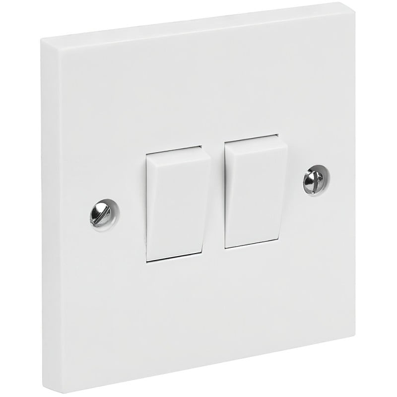Lyvia 2 Gang 2 Way Light Switch