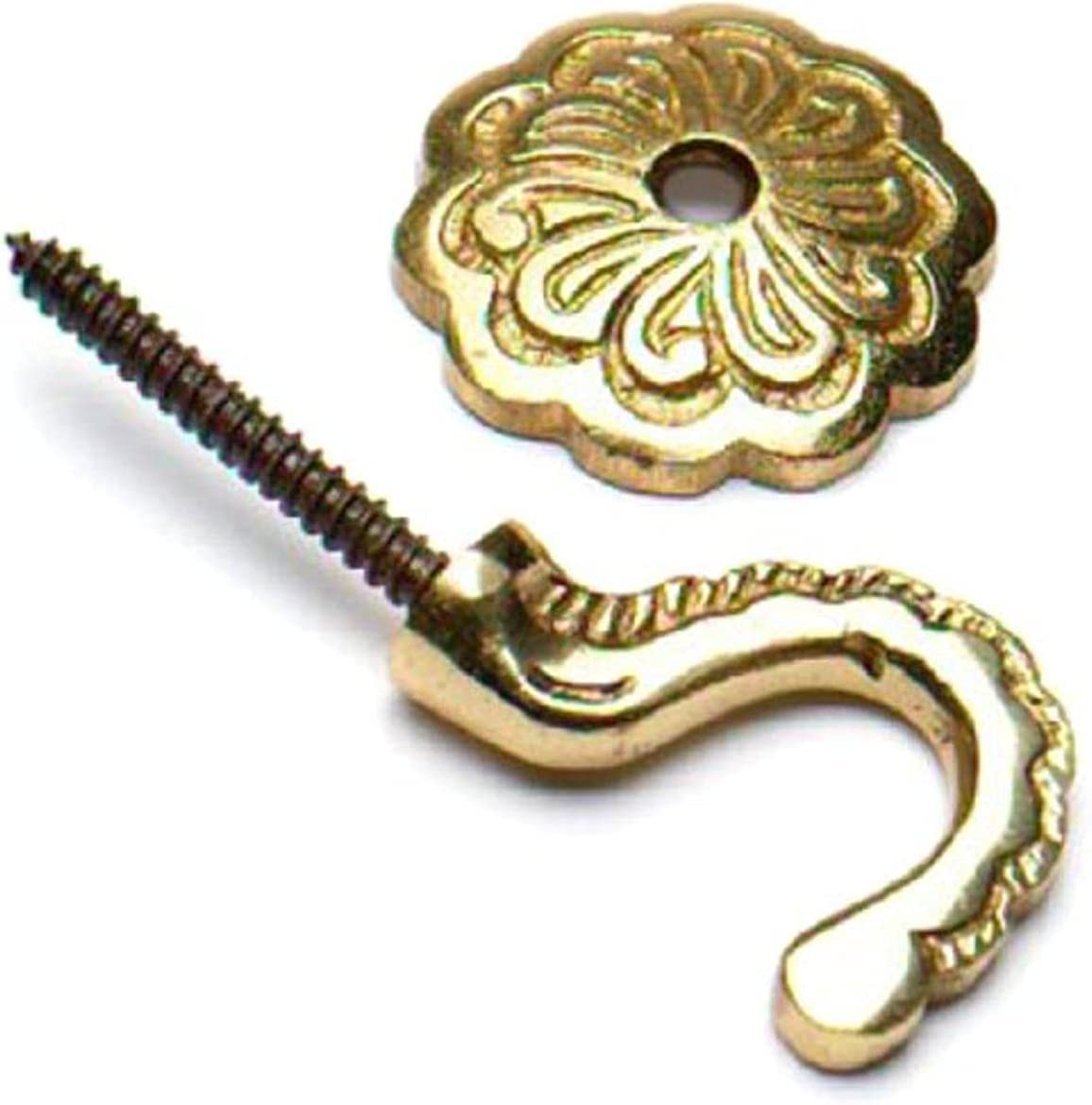Banner Brass Rosette Tie Back
