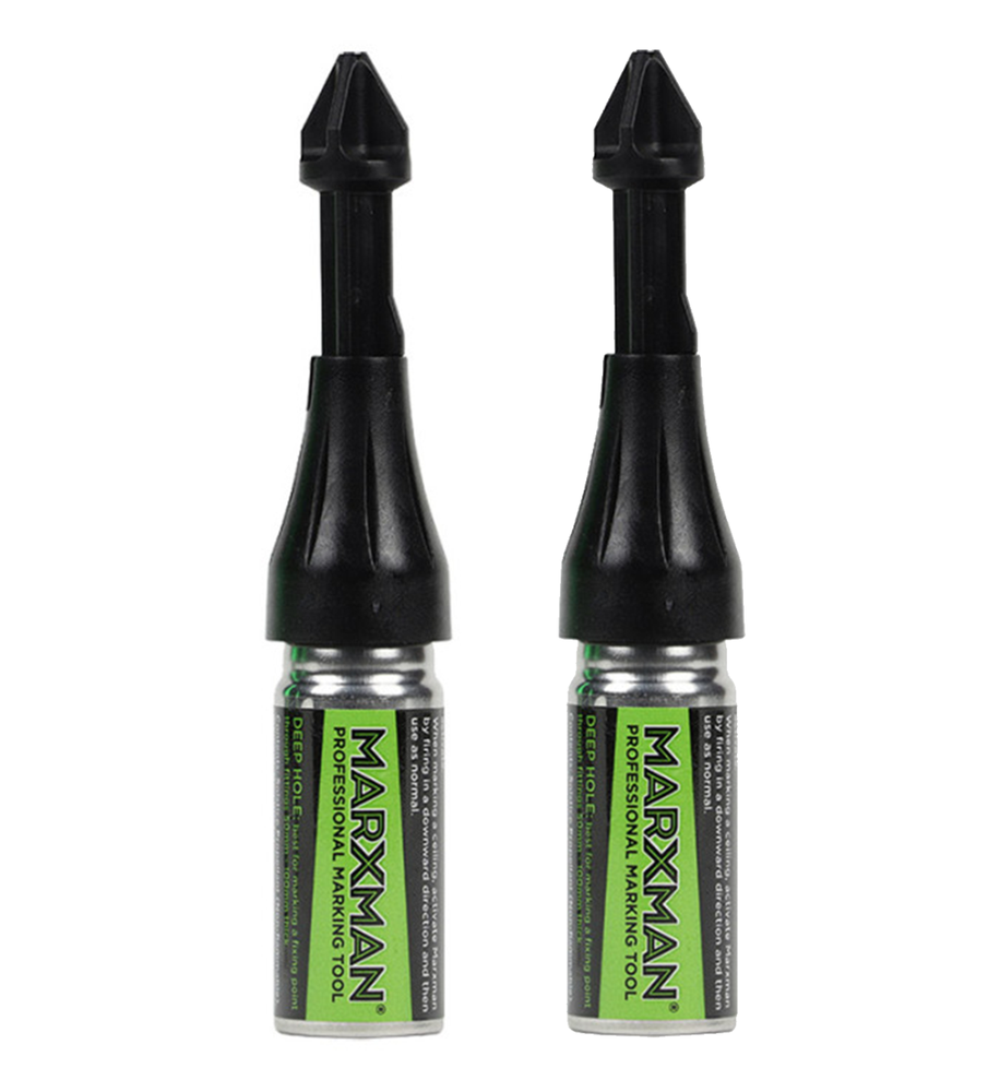 Marxman Deep Hole Chalk Non Permanent Marking Tool Pens 2 Pack