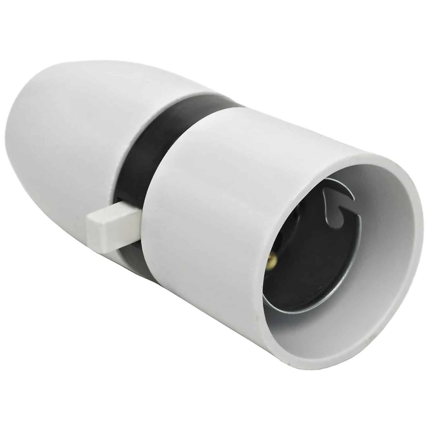 Status T2 Bayonet Cap Switched White Lamp Holder