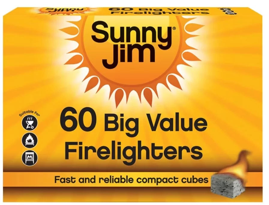 Sunny Jim 60 Big Value Firelighters