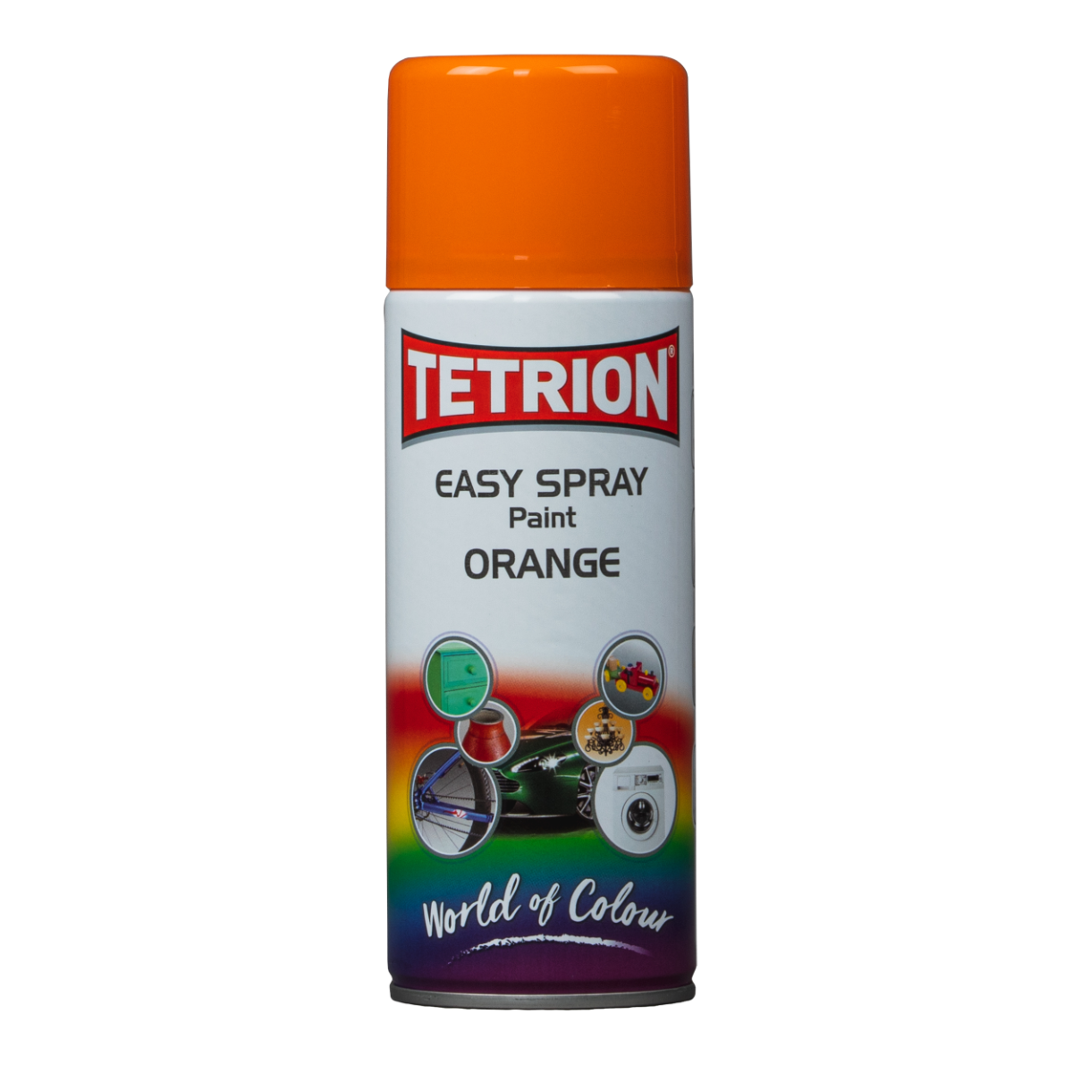 Tetrion Orange Spray Paint