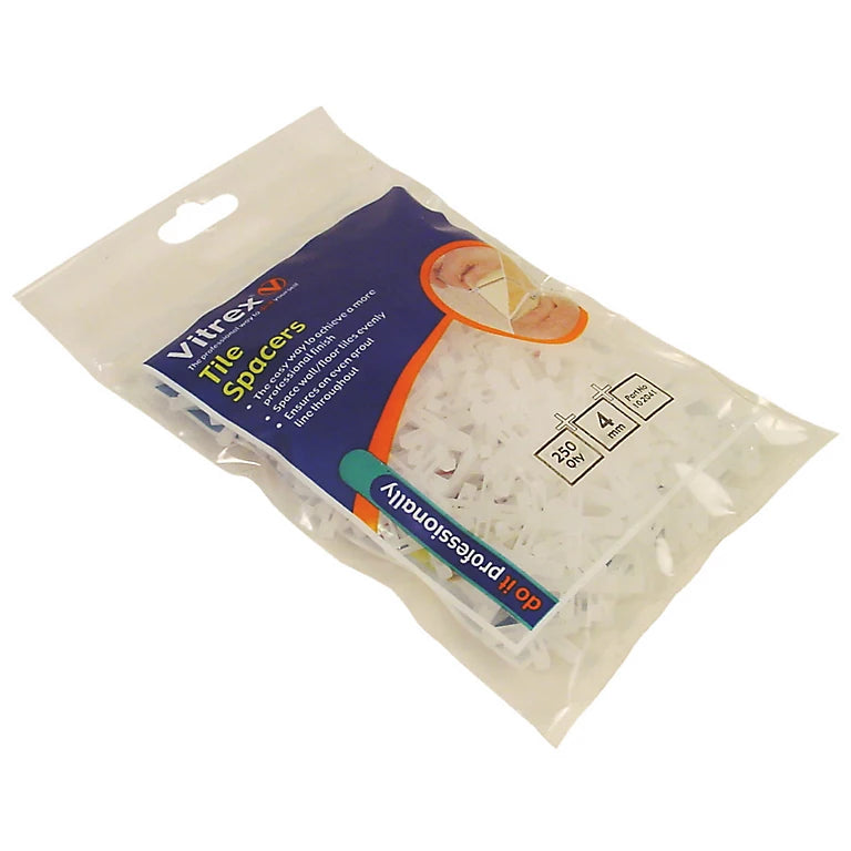 Vitrex 4mm Tile Spacers 250 Pack