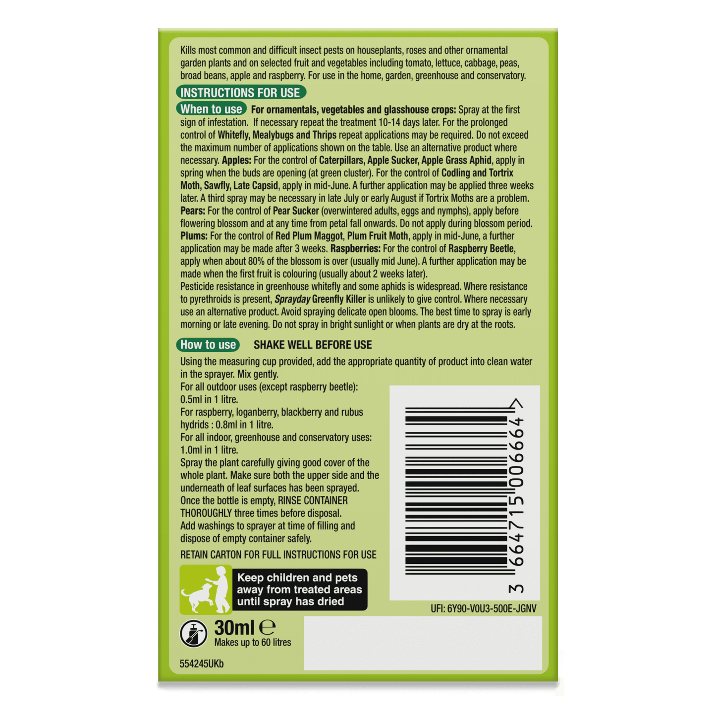 Provanto Greenfly Killer Concentrate 30ml