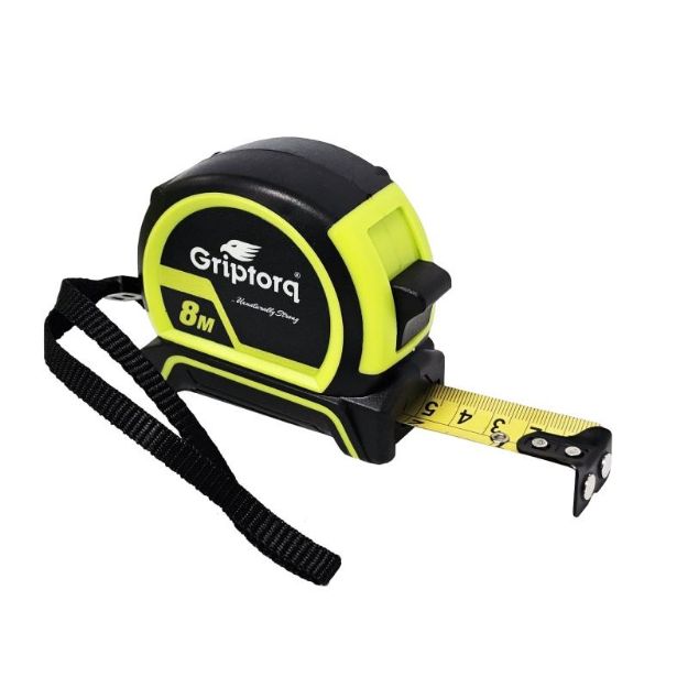 Griptorq Grafter Tape Measure 8m x 25mm