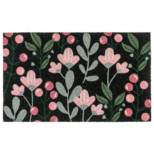 JVL Eco Friendly Floral Door Mat 45 x 75cm