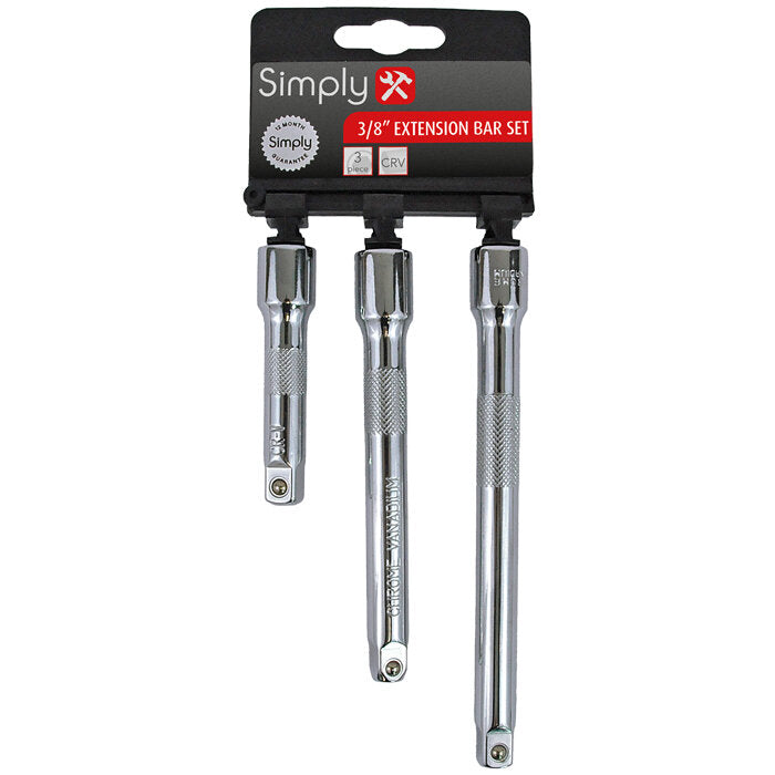 Simply TSET11 3/8" Extension Bar Set