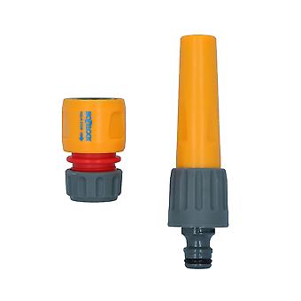 Hozelock Water Stop Connector & Hose Nozzle