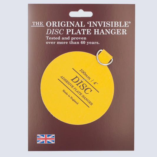 The Original Invisible Disc Plate Hanger 4"