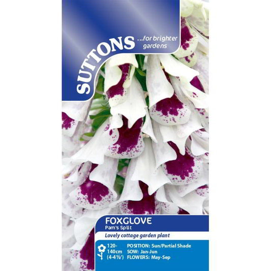 Suttons Foxglove Pam's Split Seeds