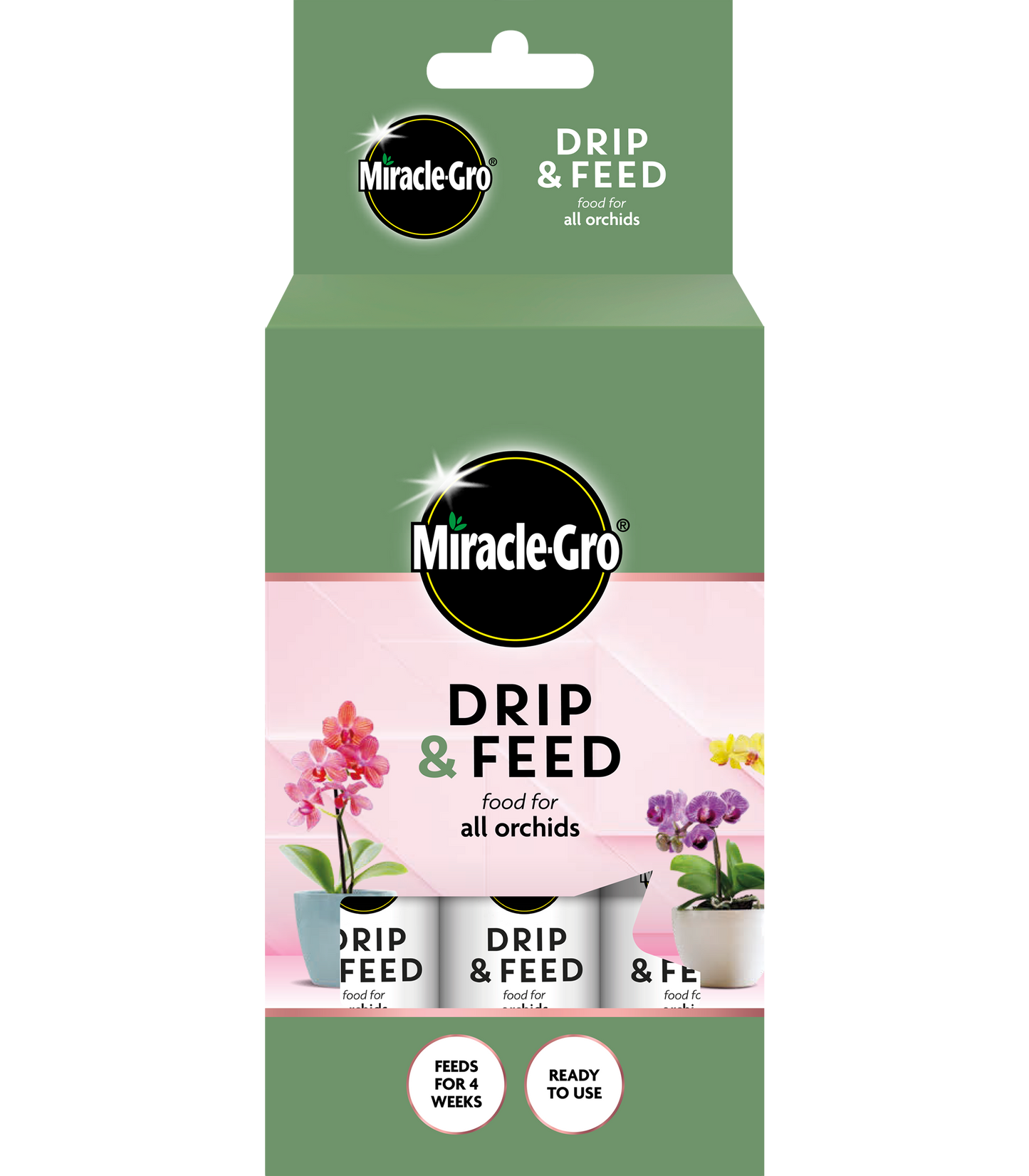 Miracle Gro Drip & Feed Food For All Orchids 3 Pack