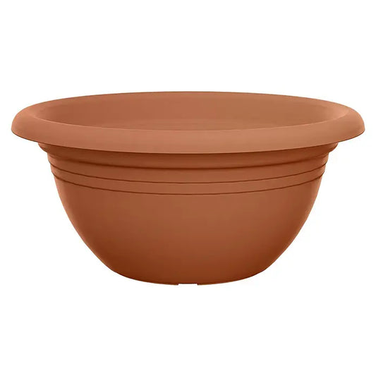 Elho Florus Mediterran Flower Pot Bowl Terracotta 30cm