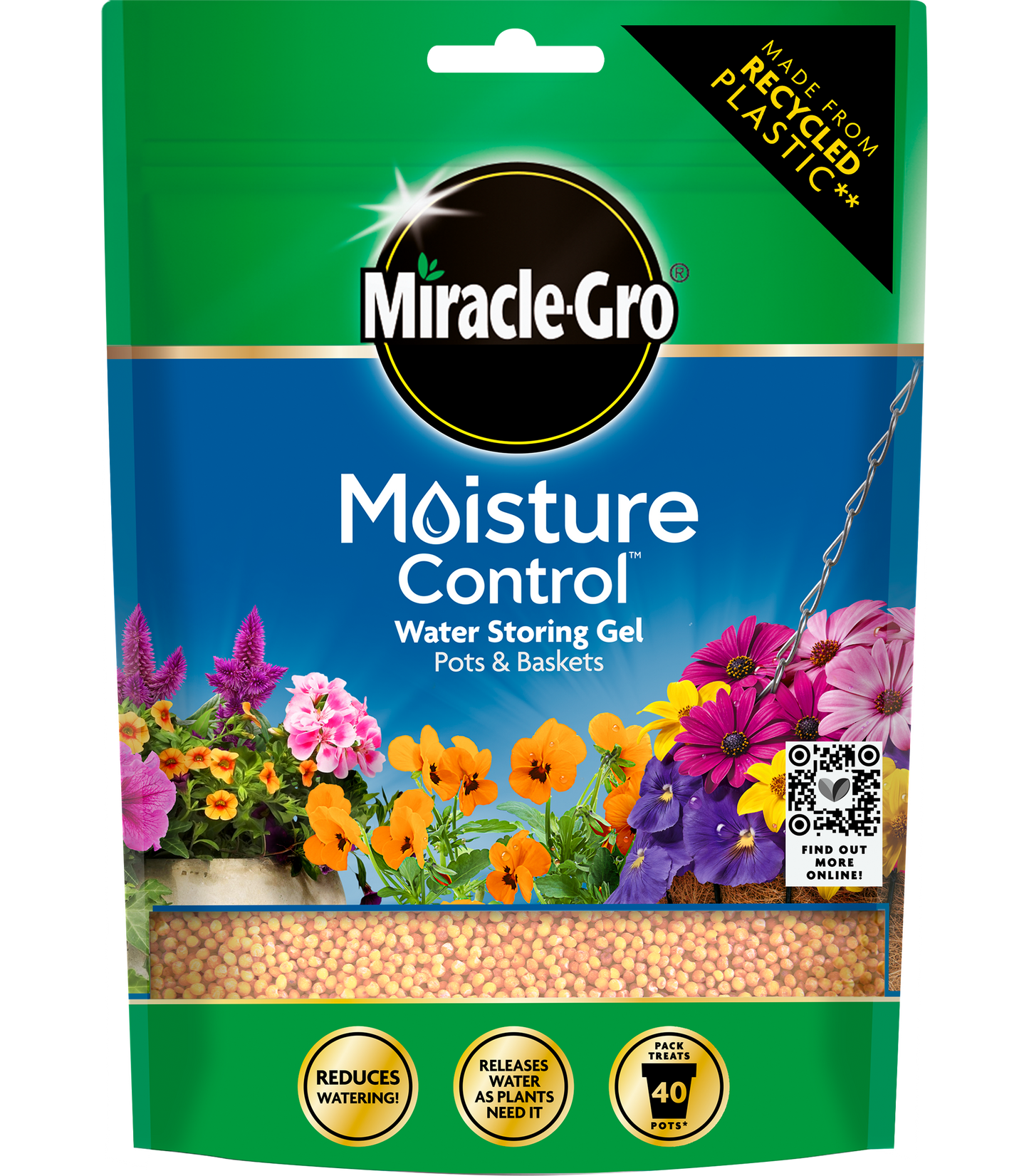 Miracle Gro Moisture Control Water Storing Gel Pots & Baskets 200g