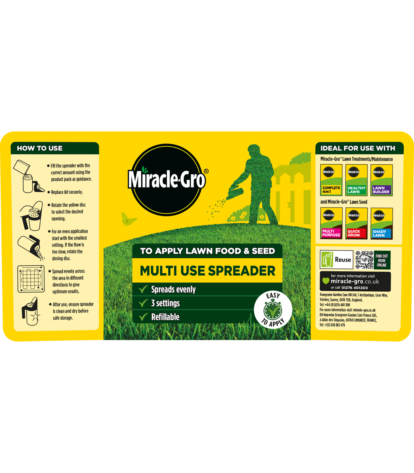 Miracle Gro Multi Use Compact Spreader