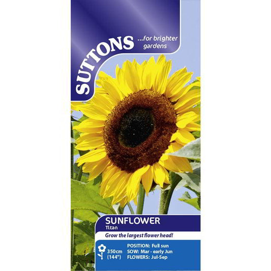 Suttons Sunflower Titan Seeds